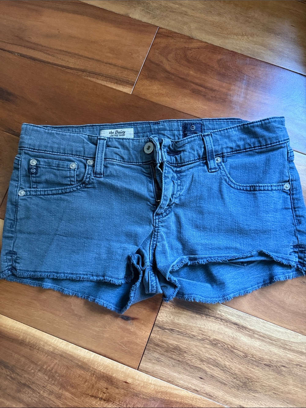 AG Daisy Women's Blue Cutoff Denim Shorts